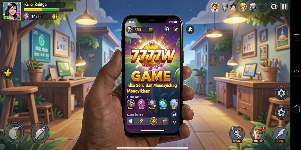 Tampilan gameplay <strong>7777W</strong> yang menarik dan interaktif.