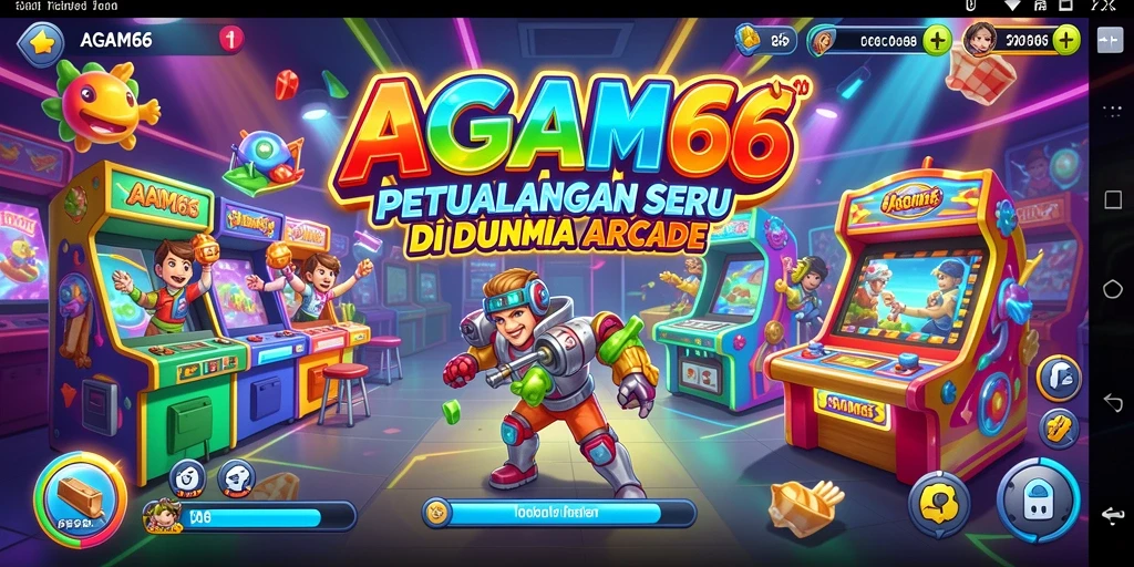 Tampilan gameplay AGAM66 yang menegangkan dan penuh warna.