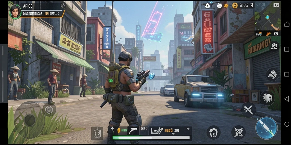 Tampilan gameplay API66 yang menampilkan simulasi dinamis dan interaktif.