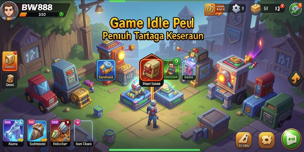 Tampilan gameplay BW888 yang menarik dengan elemen Idle yang memikat.