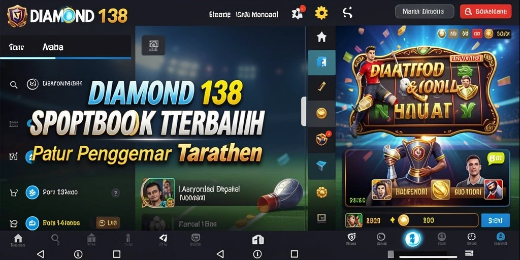 Tampilan antarmuka <strong>DIAMOND138</strong> yang menarik saat bermain taruhan olahraga.