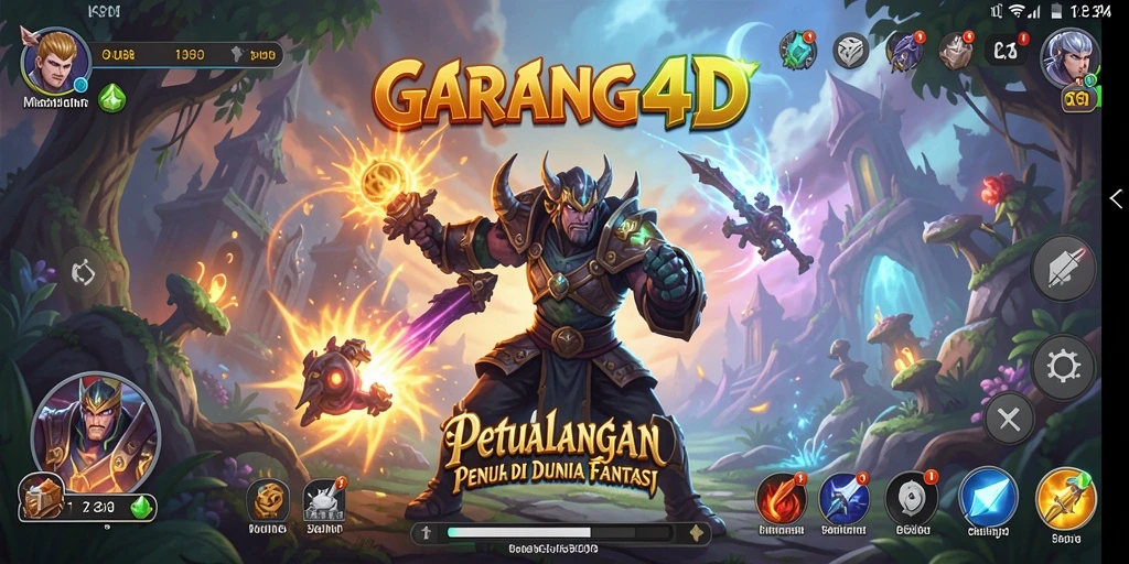Tampilan gameplay ARPG yang menegangkan dalam GARANG4D.
