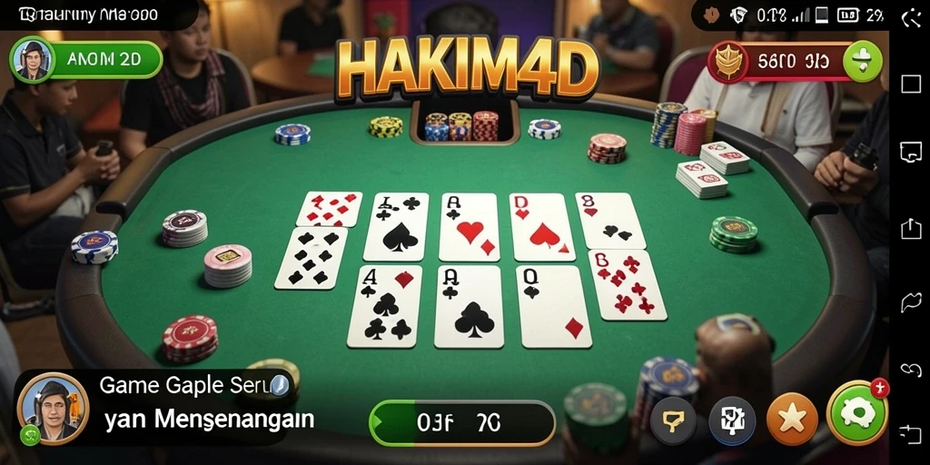 Tampilan gameplay HAKIM4D yang seru dan interaktif.