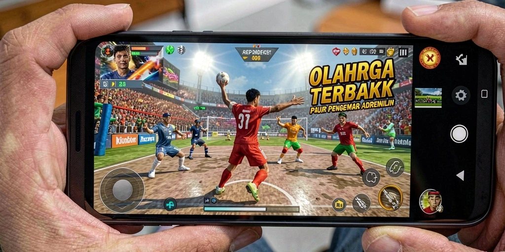 Screenshot gameplay ID098 yang menampilkan aksi olahraga seru.