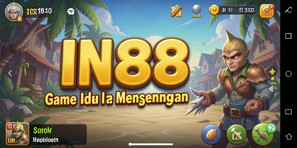 Screenshot utama IN88 menampilkan gameplay Idle yang seru dan interaktif.