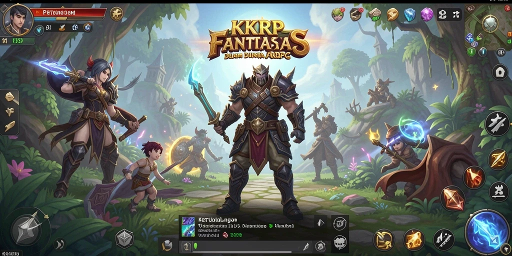 Tampilan gameplay KKRP yang menakjubkan dalam dunia ARPG.