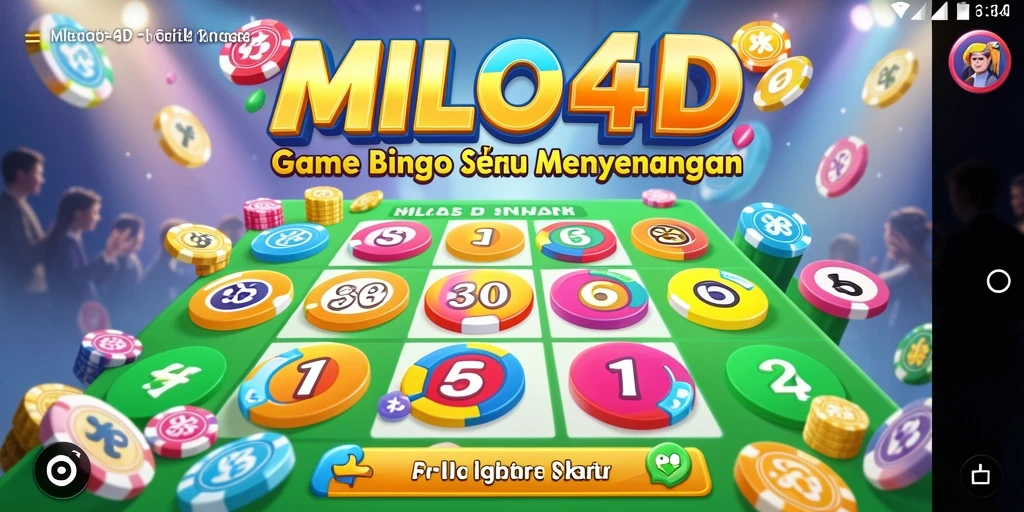 Tampilan gameplay Bingo yang menghibur dan penuh warna.