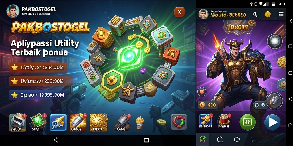 Screenshot utama PAKBOSTOGEL menampilkan antarmuka pengguna yang bersih dan fungsional.
