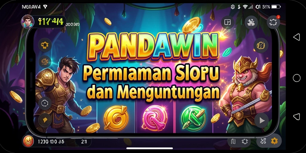 Tampilan gameplay menarik dari game Slot PANDAWIN.