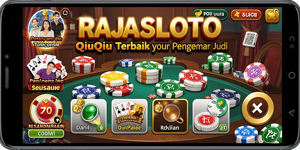 Tampilan menarik gameplay RAJASLOTO saat bermain QiuQiu.