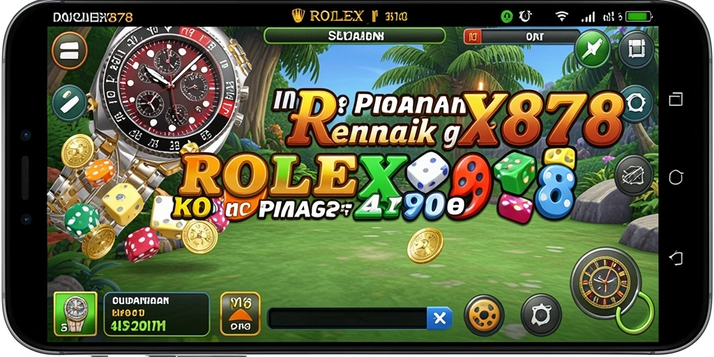 Tampilan gameplay ROLEX878 yang memukau dengan teka-teki penuh warna.