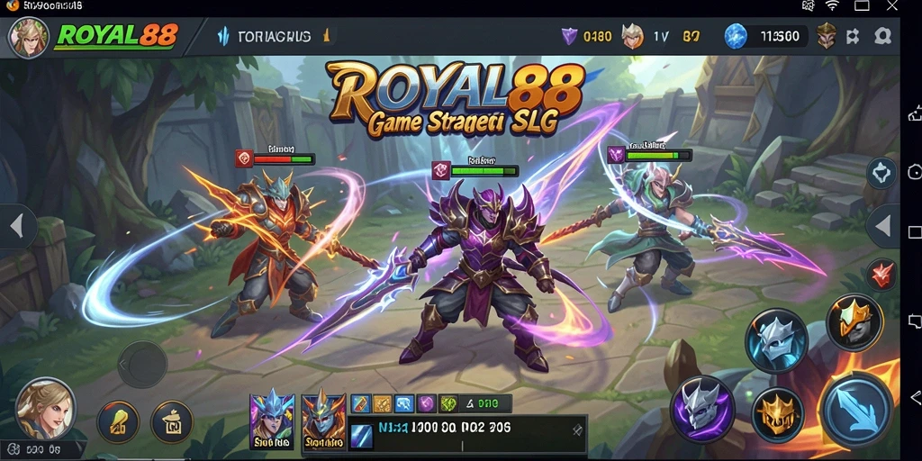Tampilan gameplay yang menarik dalam ROYAL88 dengan elemen strategi.