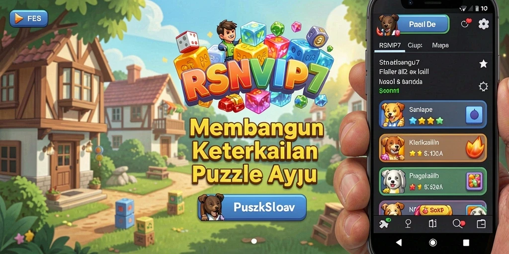 Tampilan game RSNVIP7 dengan gameplay Puzzle yang menantang.