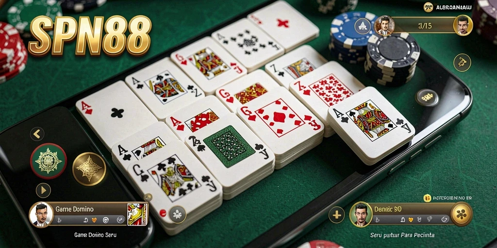 Tampilan gameplay Domino yang menarik dari SPN88.