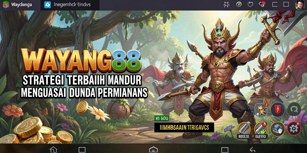 Tampilan gameplay <strong>WAYANG88</strong> yang strategis dan mendalam.